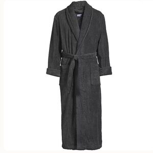 100% cotton Lands End men’s Turkish terry robe sz xl